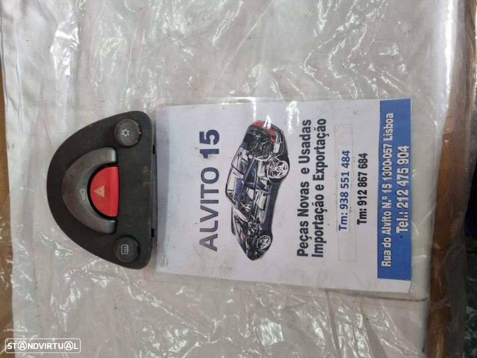 botão de 4 piscas Smart Fortwo 2001 - 1