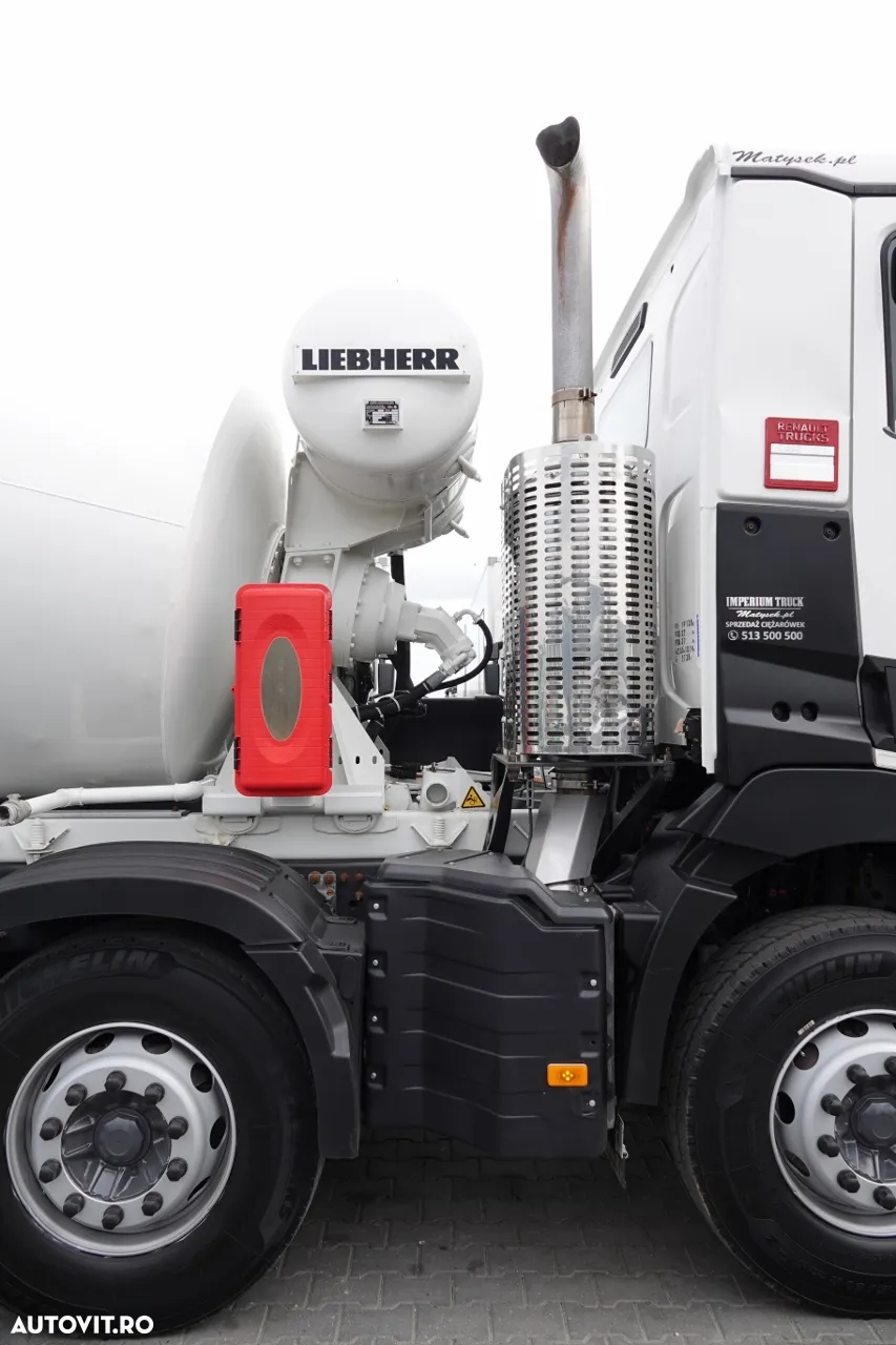 Renault C 380 / 8X4 / BETONER / BETON CONVERTER / LIEBHERR 9 M3 / EURO 6 / 2016 - 16