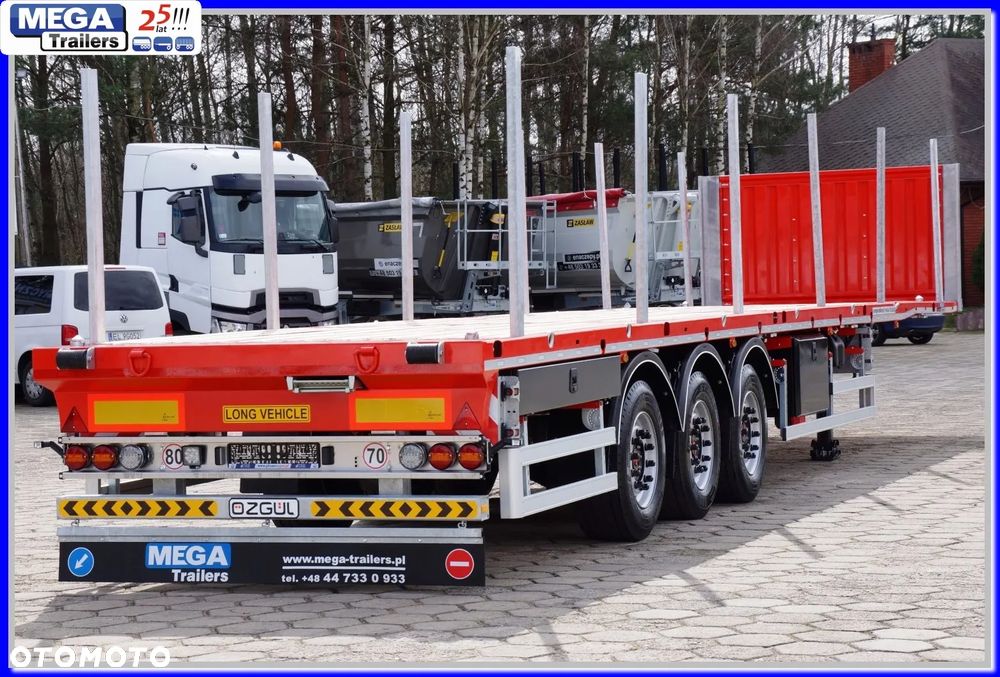 Mega Platforma 13.60 m, HEAVY OMEGA - kontenery, palety, stal -UNIWERSALNA !!! - 12