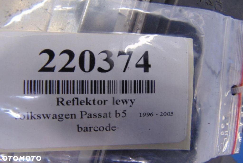 VOLKSWAGEN PASSAT B5 LIFT REFLEKTOR LEWY - 6