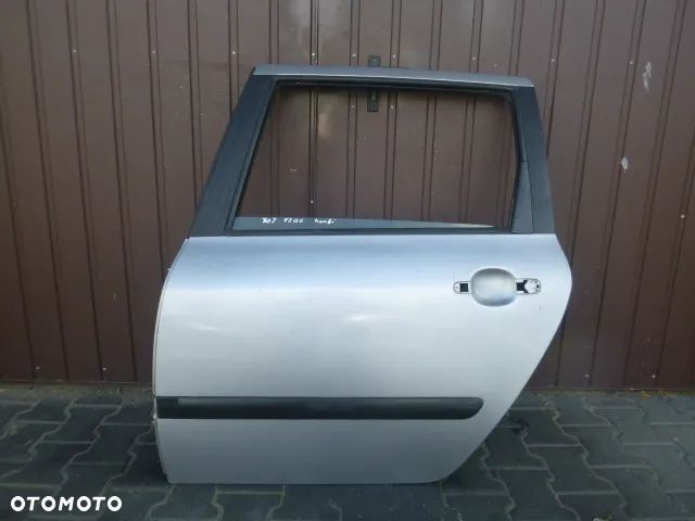 DRZWI LEWY TYŁ LEWE TYLNE PEUGEOT 307 01-05 KOLOR EZAC - 1