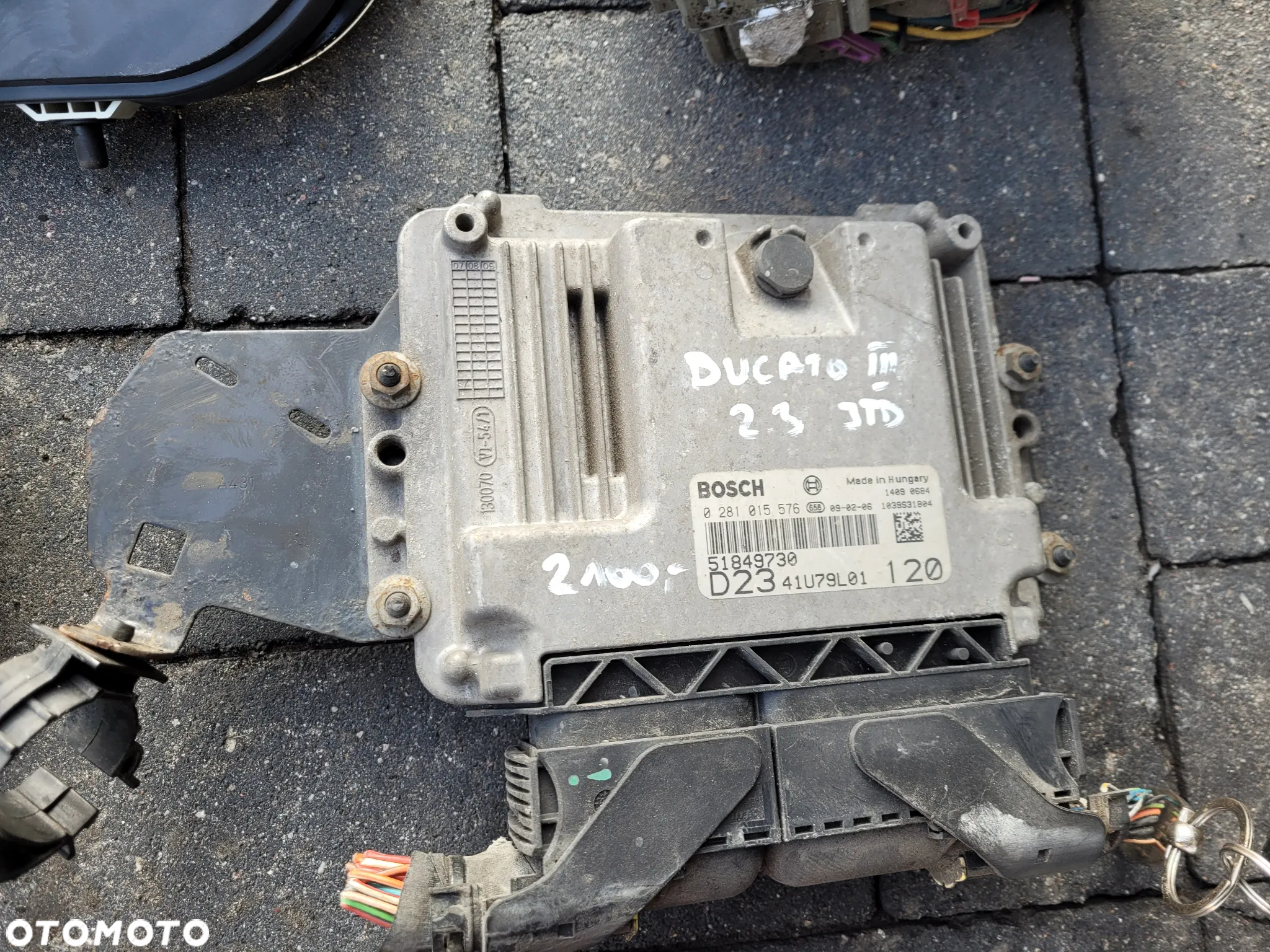 Fiat Ducato III 2.3 JTD Zestaw startowy komputer stacyjka licznik - 8