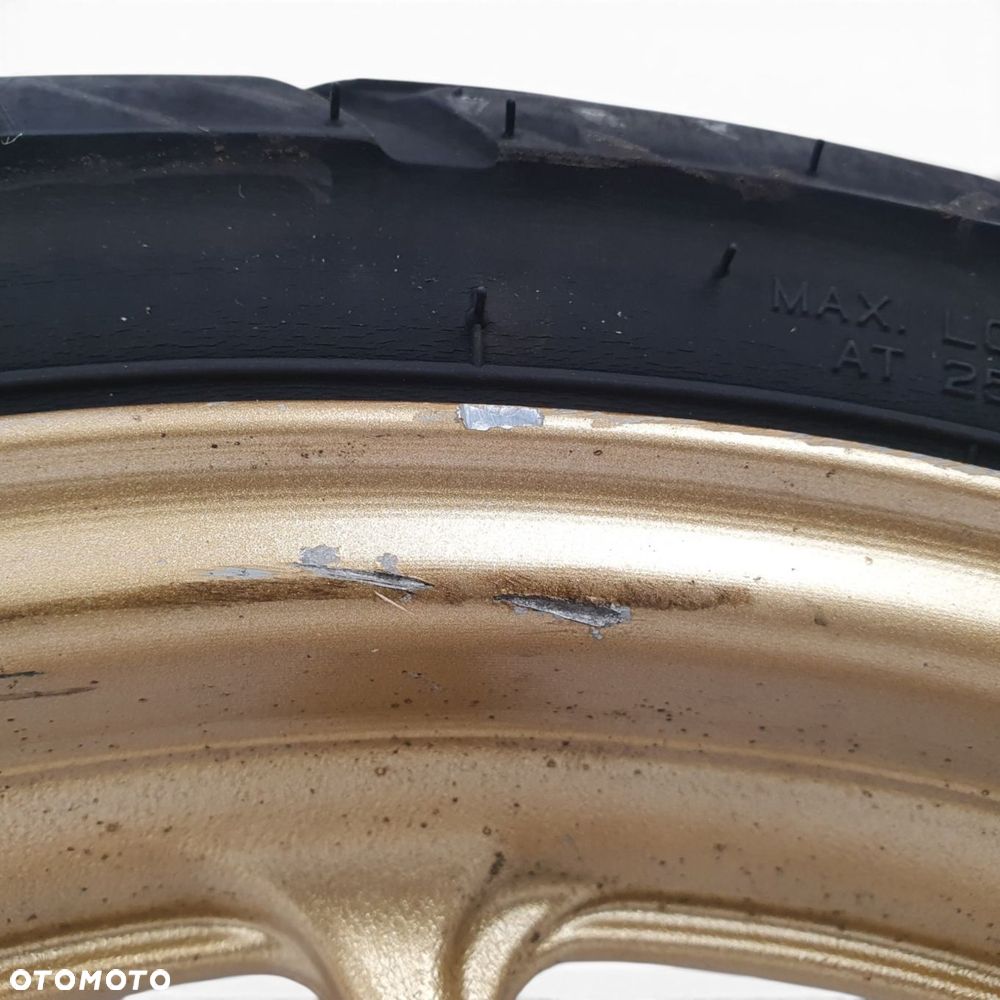 PRZEDNIE KOŁO FELGA PRZÓD Yamaha XSR 125 XSR125 2021 Opona 110/70 R17 złota - 9