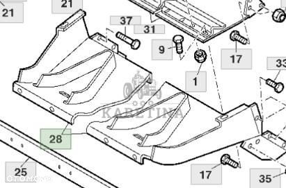 John Deere 9780CTS 9780HM 9780 CTS Blacha AH130477 - 1