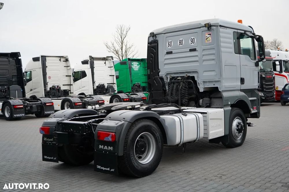MAN TGX 18.500 / 4x4 / HIDRAULICĂ / HIDROPROPULSARE / CABINĂ JOSĂ / ANVELOPE 100% / EURO 6 / - 9
