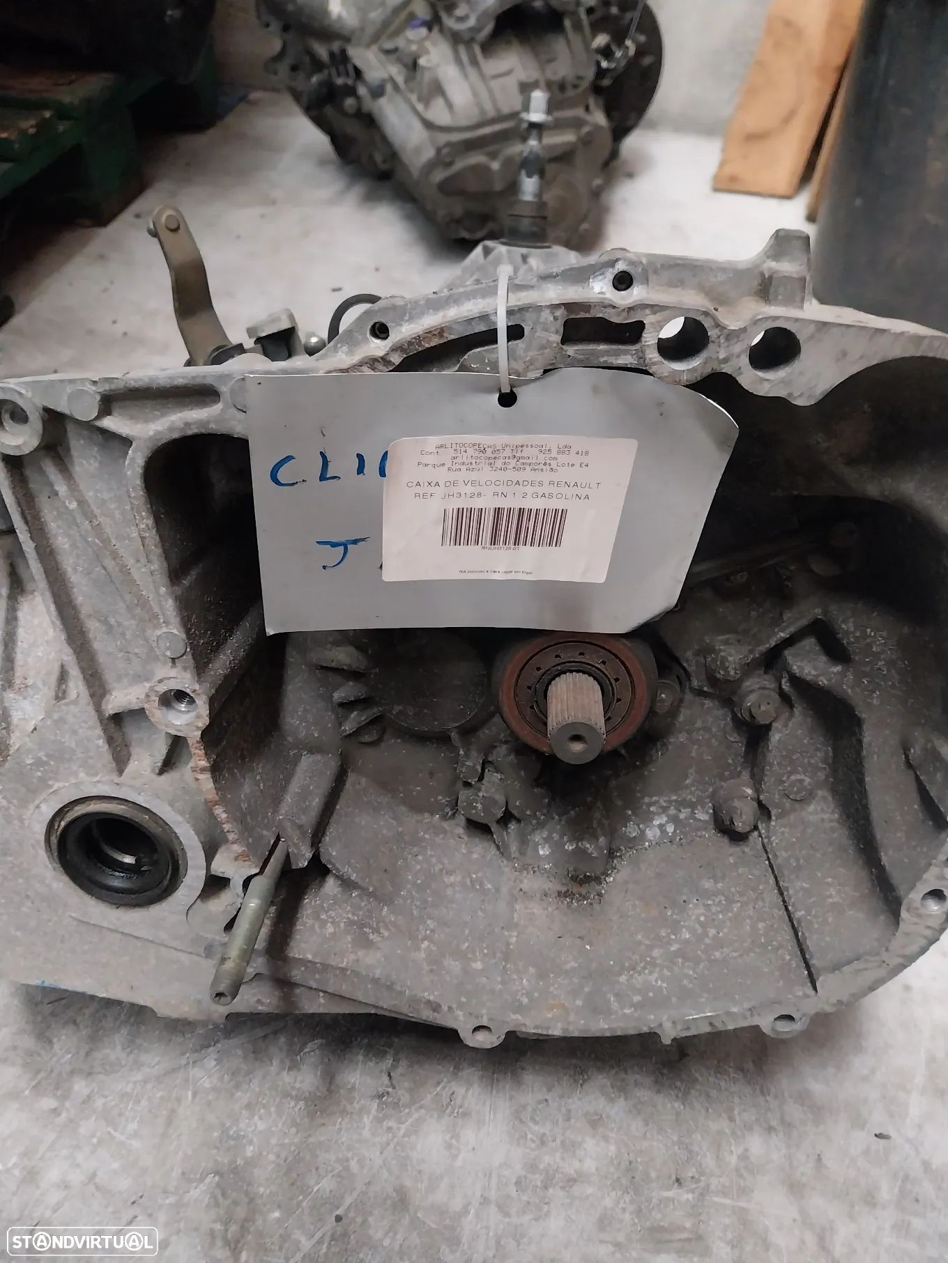 Caixa velocidades Renault CLIO III Ref: JH3 128 - 1