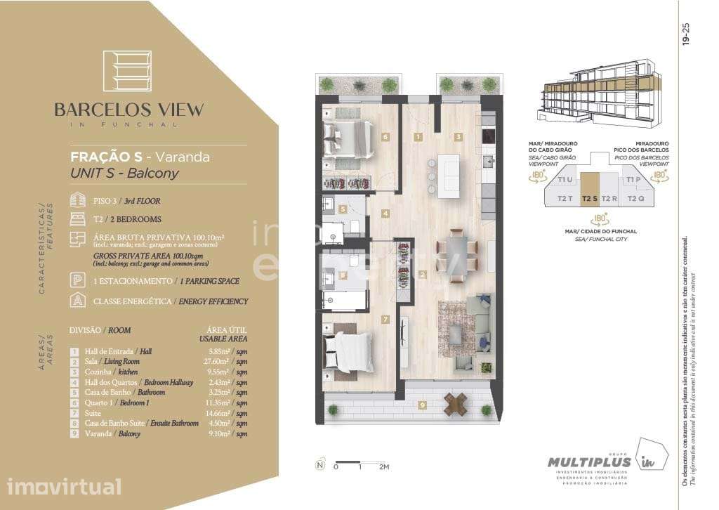 Apartamento T2 no Piso 3 do Barcelos View: S - Grande imagem: 2/11