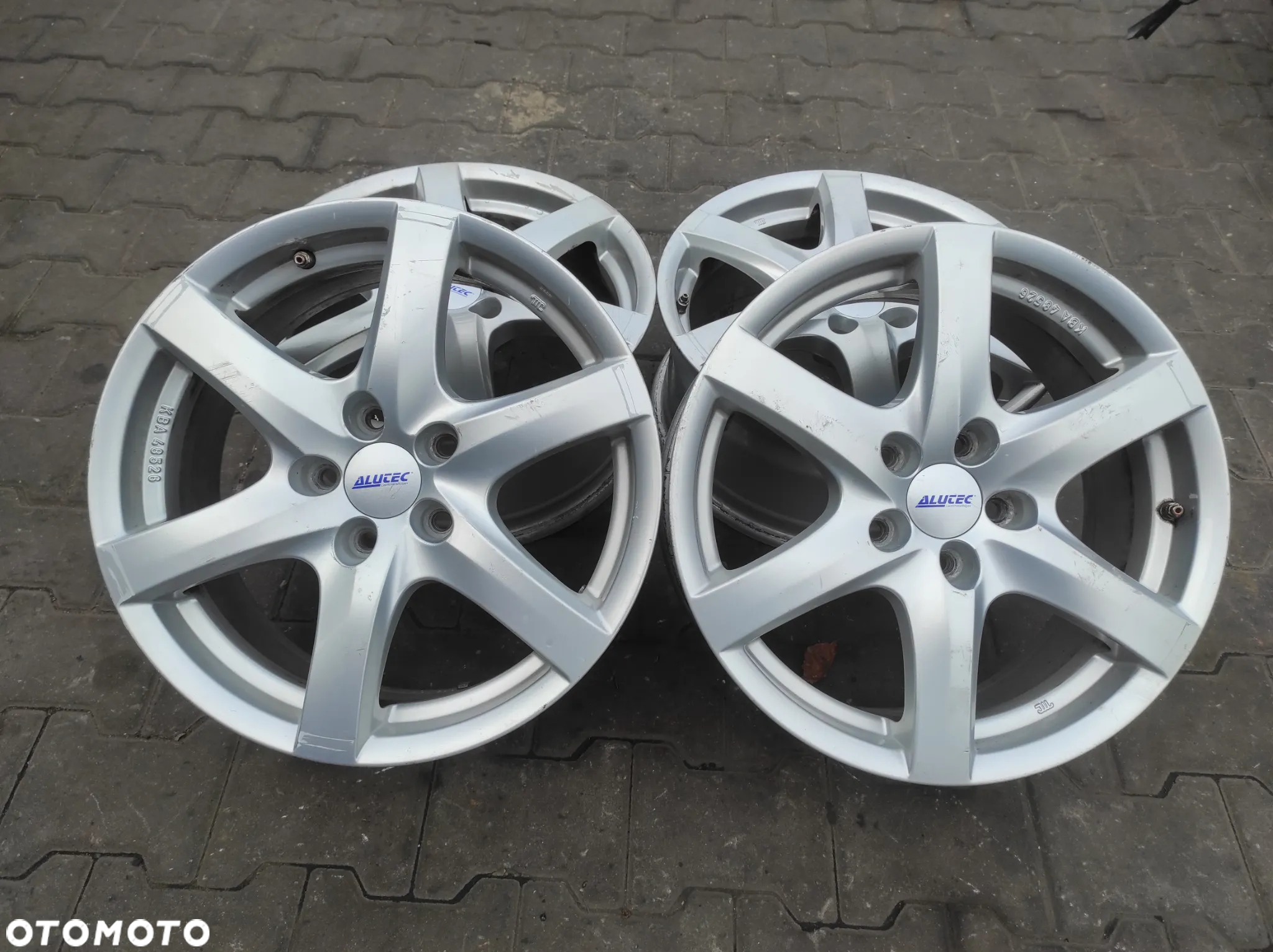 FELGI ALUFELGI KOŁA 5X112 R17 7.5J ET47 ALUTEC KBA48526 CAŁE PROSTE WYSYŁKA !!!!! - 2