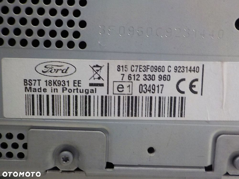 FORD MONDEO MK4 RADIO NAWIGACJA FABRYCZNA BS7T18K931EE - 7