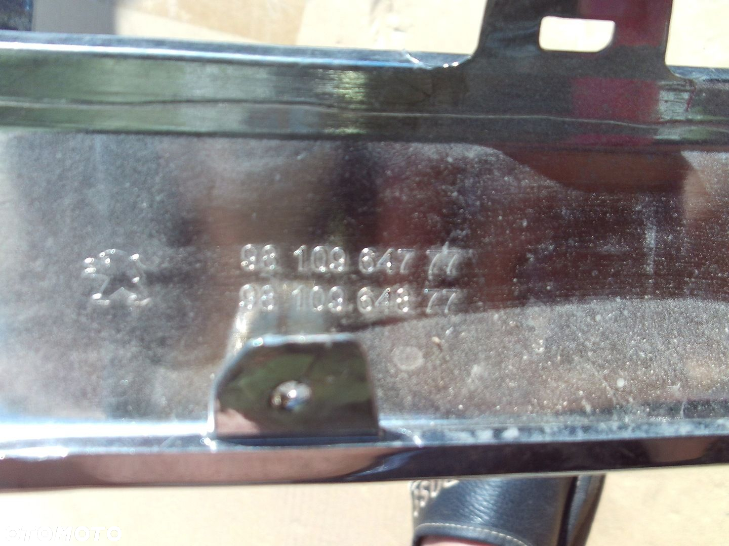 GRIL CHROM PEUGEOT PARTNER LIFT 9810964777 - 5