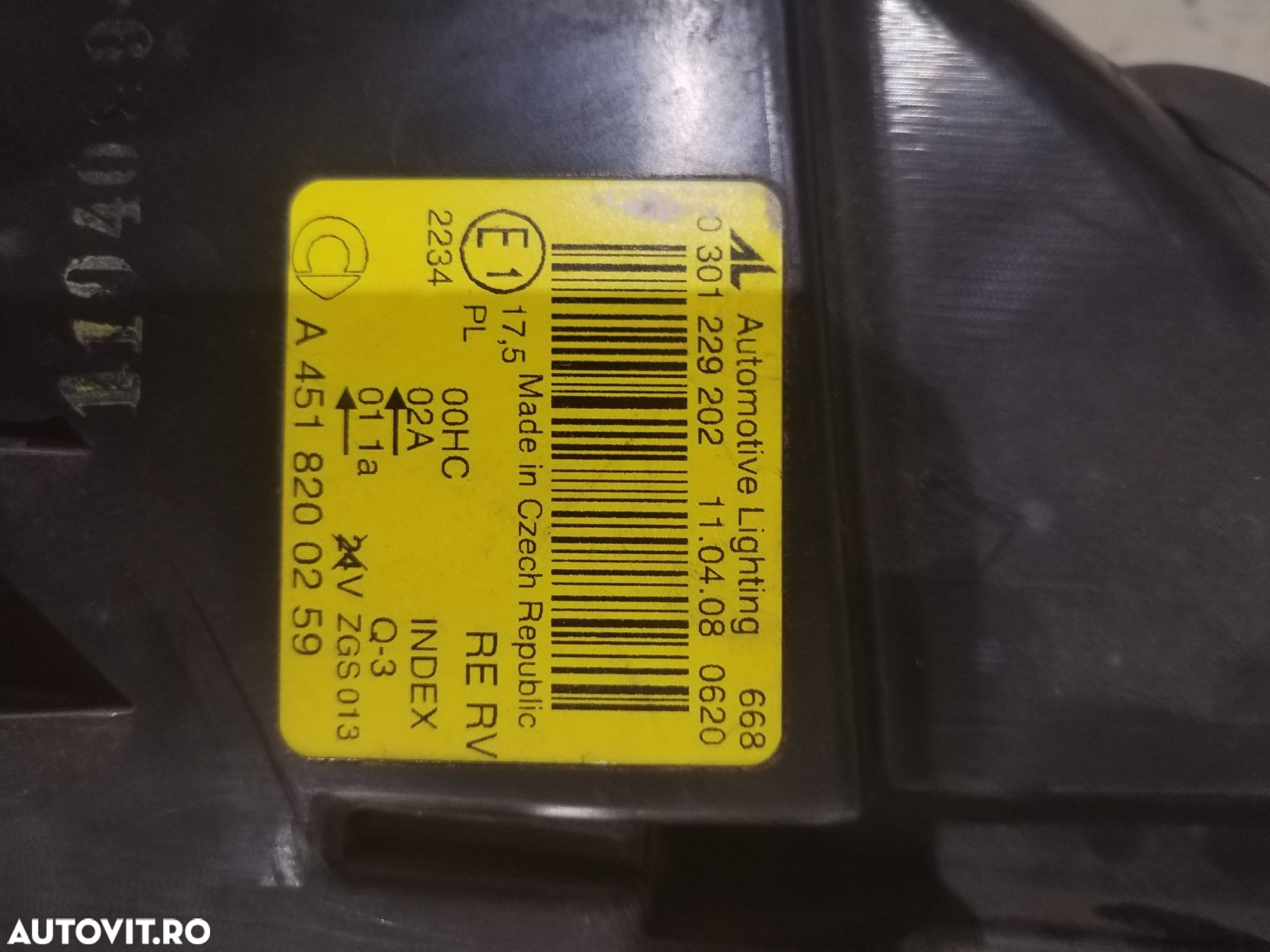 Far dreapta, Smart For Two 451, 2007, 2008, 2009, 2010, 2011, 2012, 2013, 2014, cod origine OE A4518200259. - 13