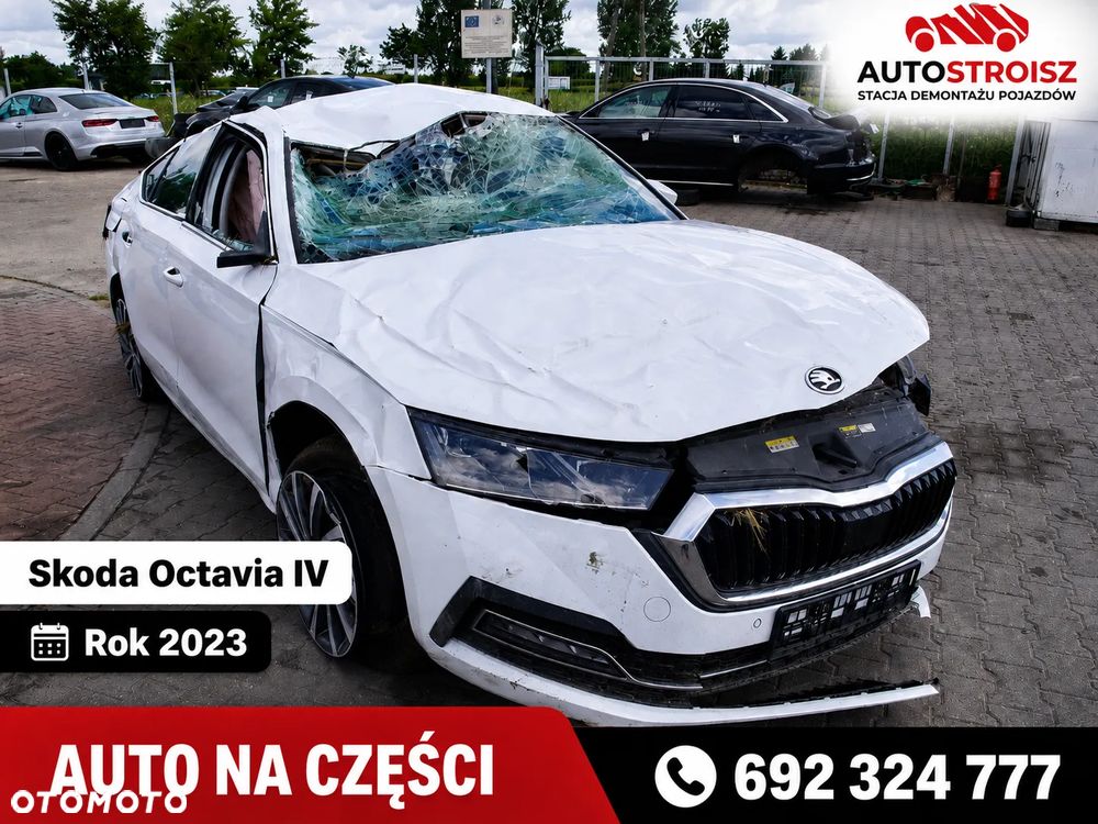Auto na części - Skoda Octavia IV 2.0 TDI 150 KM DTTC VCW LS9R 2023R Silnik Skrzynia Drzwi Błotnik Lampa Lusterko Klamka Szyba Deska Kokpit Sterownik Moduł Czujnik Licznik Wyświetlacz Panel Kierownica - 1