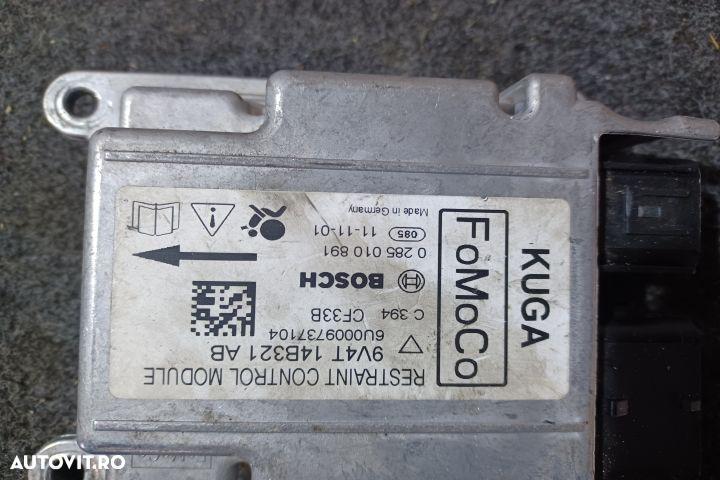 Calculator airbag 9V4T14B321AB 0285010891 Ford Kuga 1 [2008 - 2013] C - 4