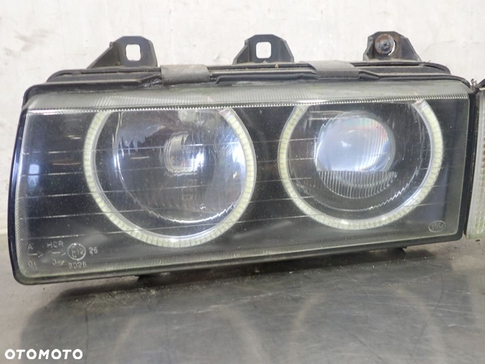LAMPA LEWA PRZEDNIA XENON RINGI BMW E36 COUPE 2.0 M52B20 - 2