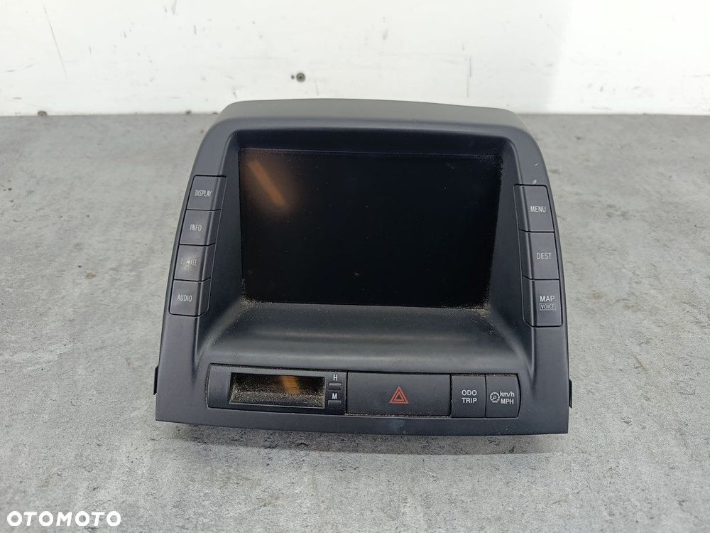 WYŚWIETLACZ NAWIGACJI TOYOTA PRIUS II 86110-47071  134000-2681A101  FUJITSU - 1