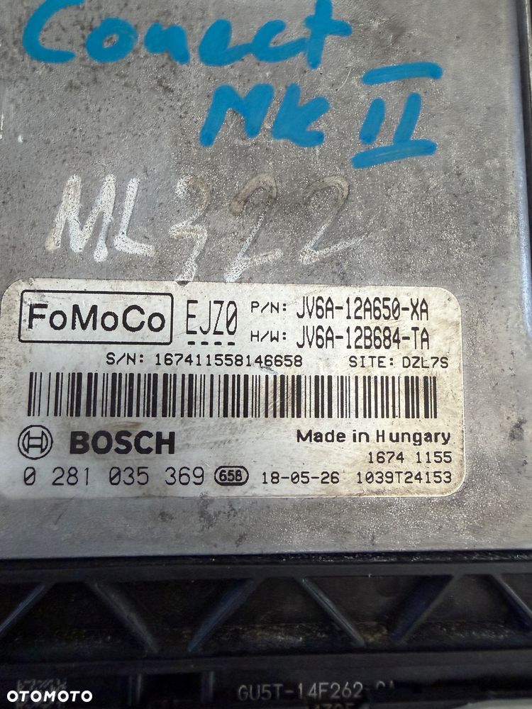 Sterownik silnika Ford Transit Connect MK2 JV6A-12A650-XA - 2