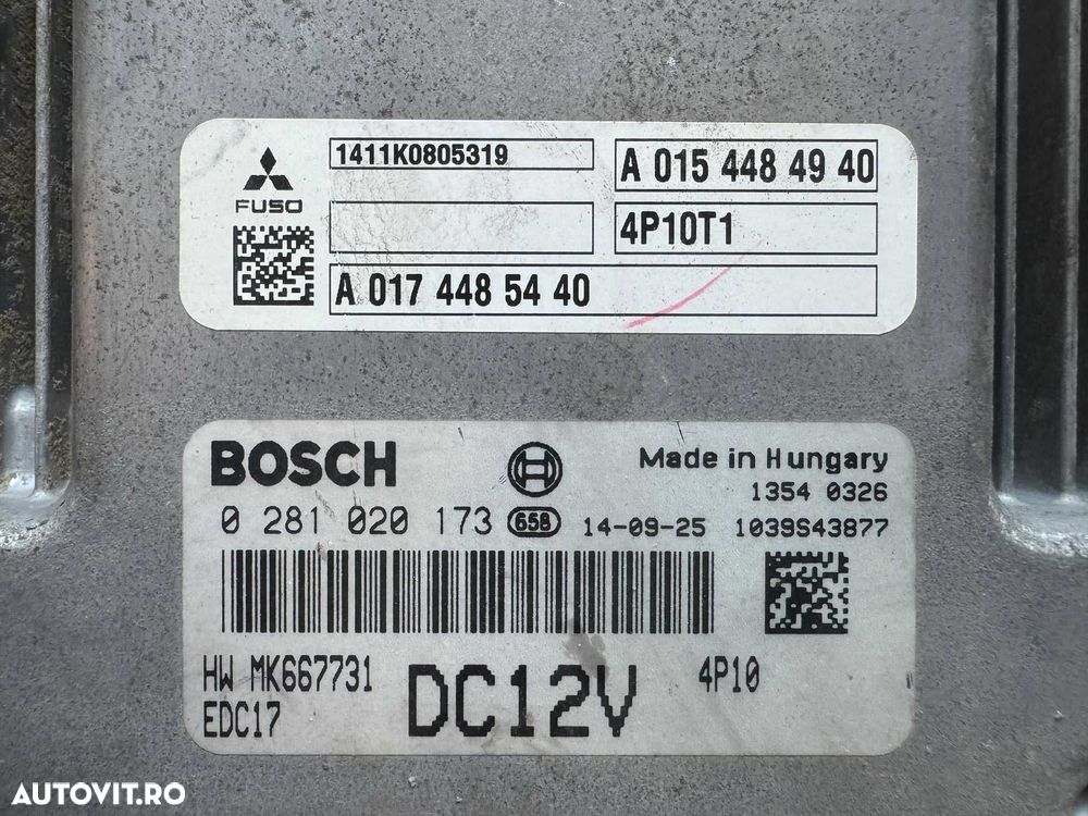 Calculator motor MITSUBISHI CANTER (3000 130CP) 0281020173 - 2