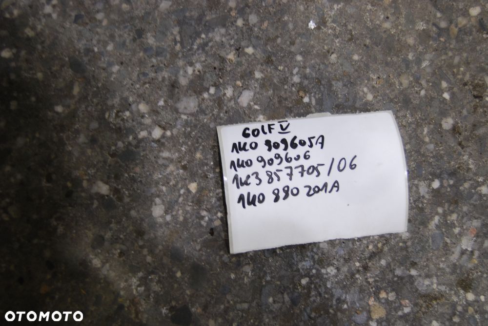 DESKA KOKPIT KOMPLET PASY AIR BAG VW GOLF V 1K0858295 1K3857705C - 10