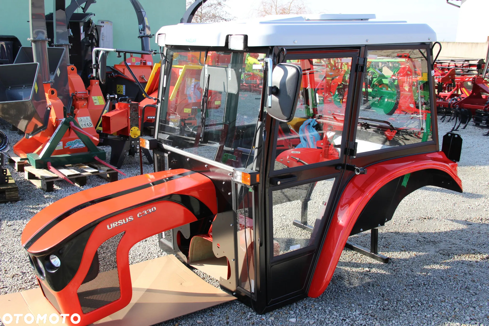 Kabina C330 maska C- 330 Naglak zestaw wiśniowy kabiny maska - 6