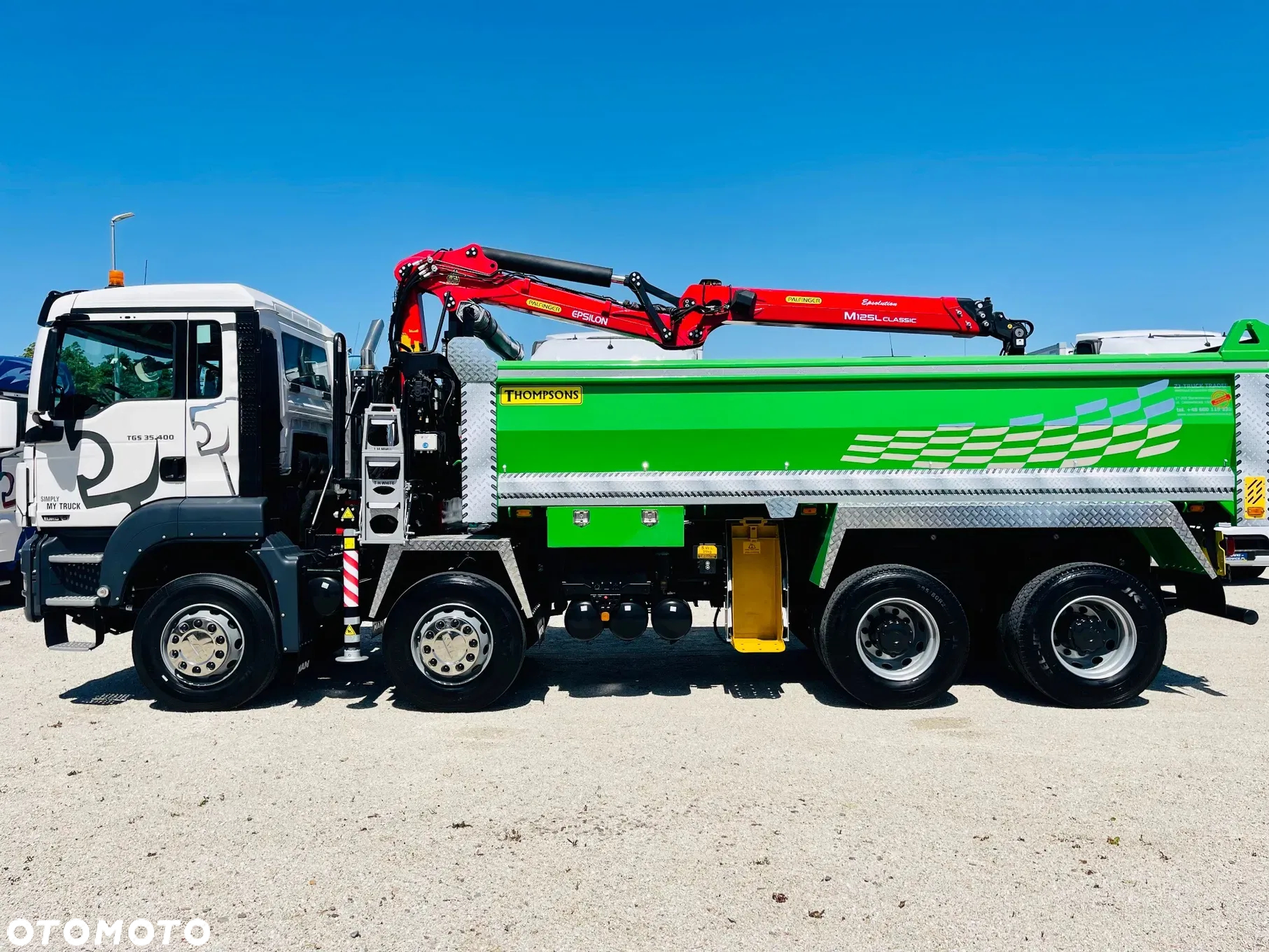 MAN MAN TGS TGX 35.400 // 8x4 // E5 // wywrotka kiper + HDS z czerpakiem / - 22
