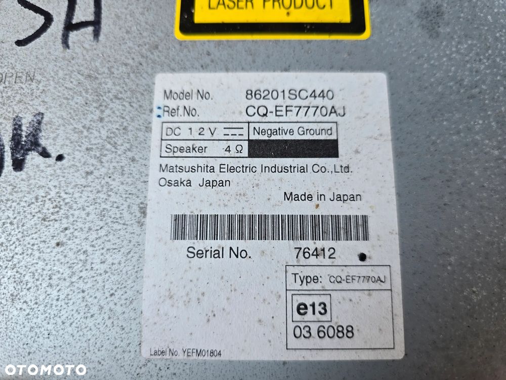 Subaru Forester 3 SH radio oryginał na płyty CD zmieniarka fabryczne - 6