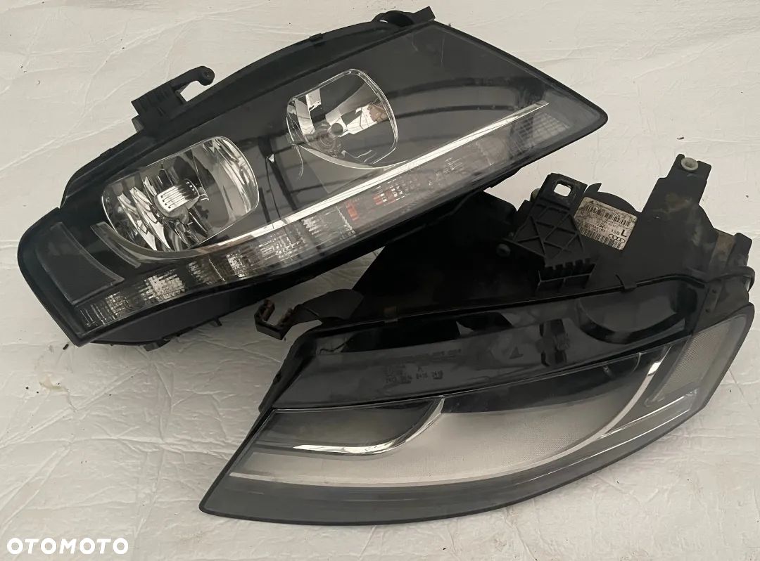 Audi A4 B8 8K reflektory zwykłe lampa prawa lewa lampy przód - 1