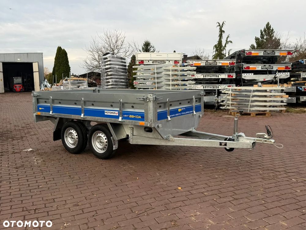 Inny Przyczepa Vesta 26HDA Hochlader  DMC 750 kg 260x150x38 2 osie spawana rama koła pod spodem - 17