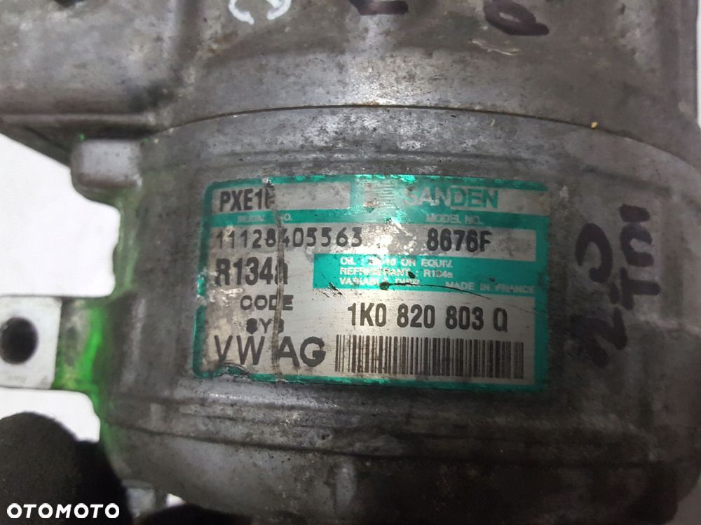 VW PASSAT B7 10-14r 2.0 TDI SPRĘŻARKA KLIMATYZACJI 1K0820803Q - 4