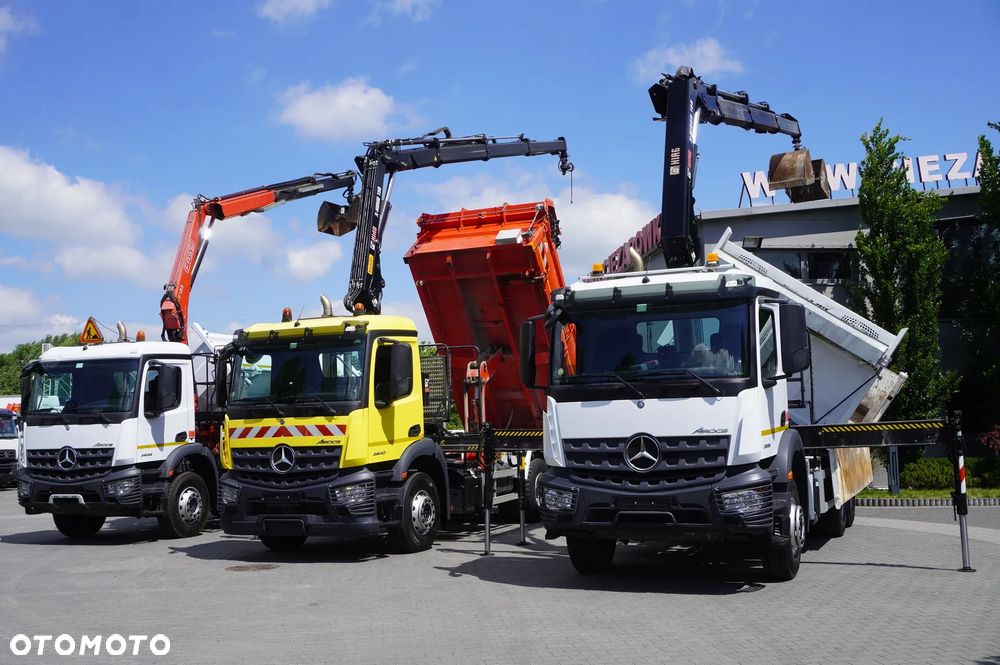 Mercedes-Benz Arocs 2636 6×4 / 100 tys. km! / HDS HIAB / rotator / Wywrotka 3-stronna / hydroburta / 3 szt_255664 - 8