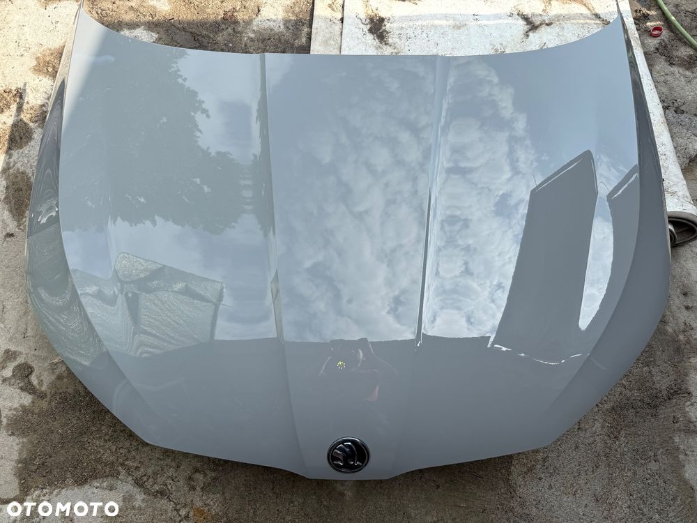 POKRYWA SILNIKA MASKA PRZÓD SKODA OCTAVIA IV 5E3 SZARA PASTELOWA - 26