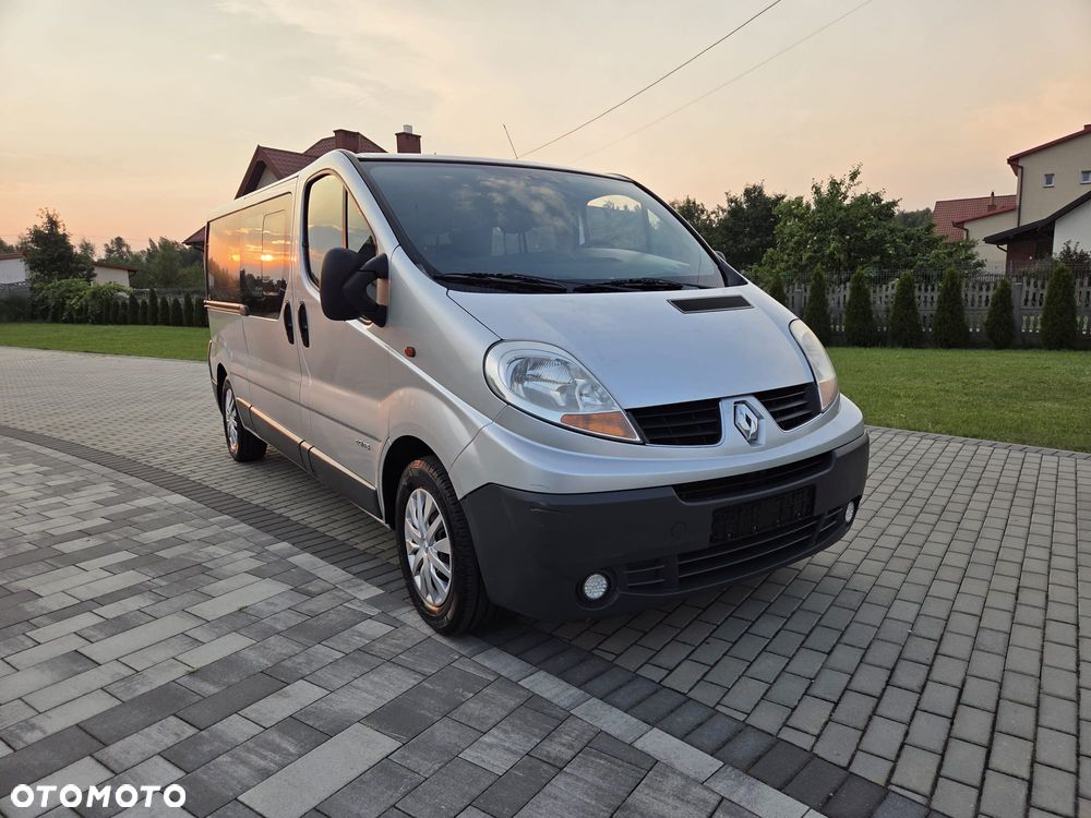 Renault TRAFIC LONG KLIMA TEMPOMAT ORYGINAŁ DUBEL KABINA FULL OPCJA DOPOSAŻONY - 2