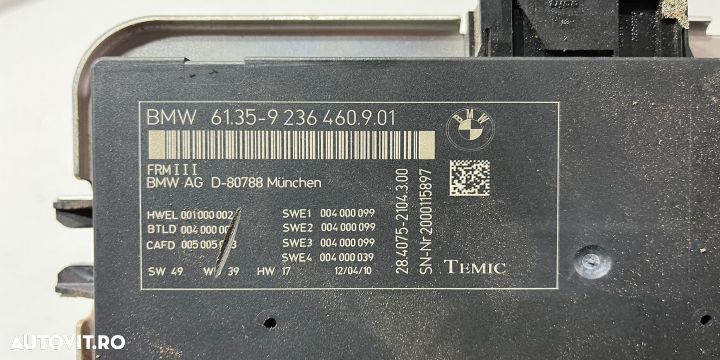 Calculator confort 9236460901 BMW Seria 5 F11 [2009 - 2013] - 3