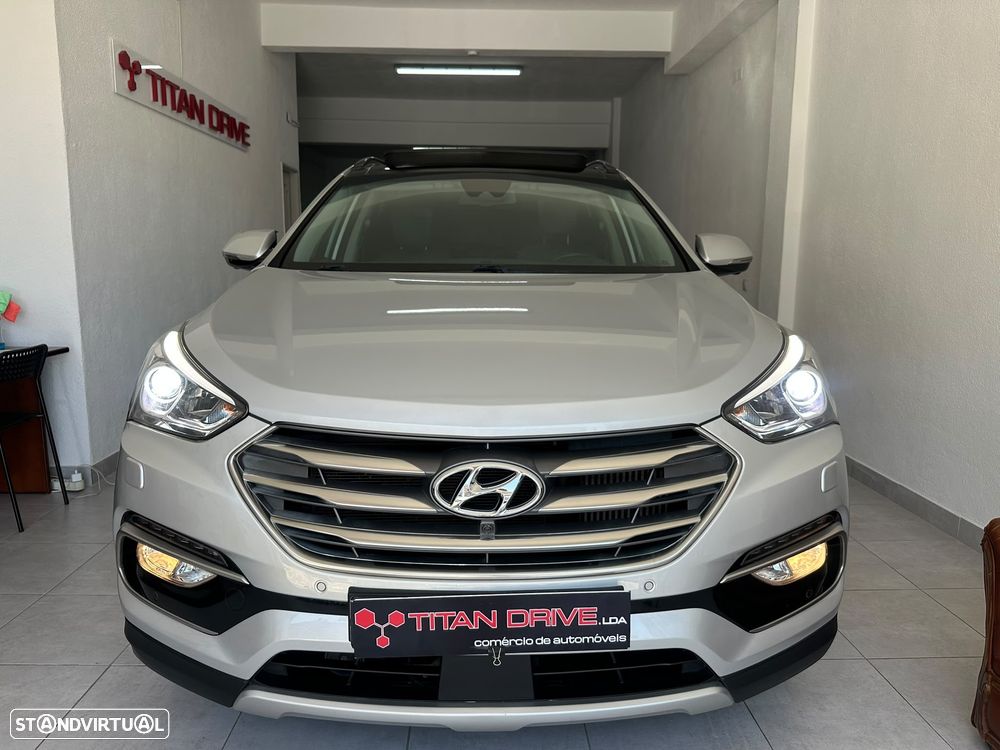 Hyundai Santa Fe blue 2.2 CRDI 2WD Auto Family+ - 3