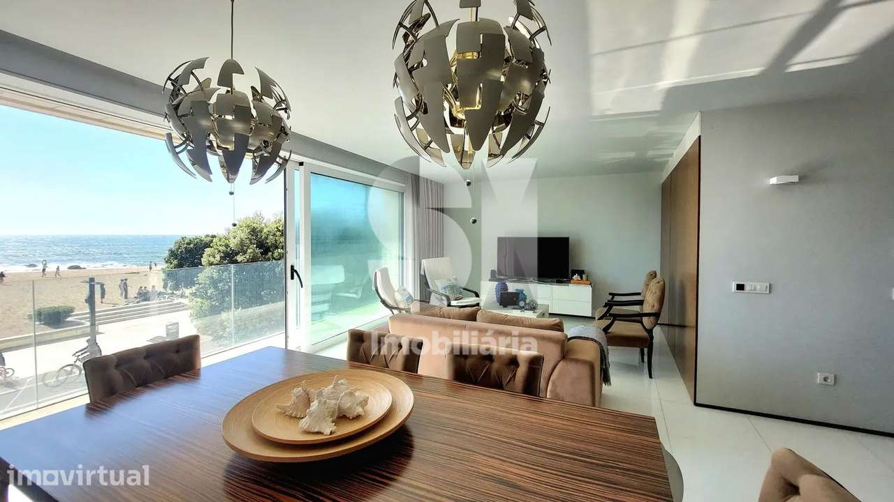 T3 1ª linha Praia - Vista Soberba e Infinita Mar Póvoa de Varzim - Grande imagem: 2/23