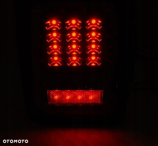 Lampy tyl kpl Full Led Diody Diodowe Tuning Smoke Jeep Wrangler JK 2006-18 - 5
