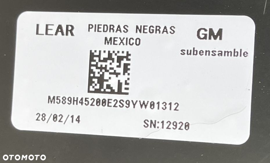 P9 GMC YUKON XL IV 2015- FOTEL LEWY PRZÓD PRZEDNI KIEROWCY LWB L0324452 - 11