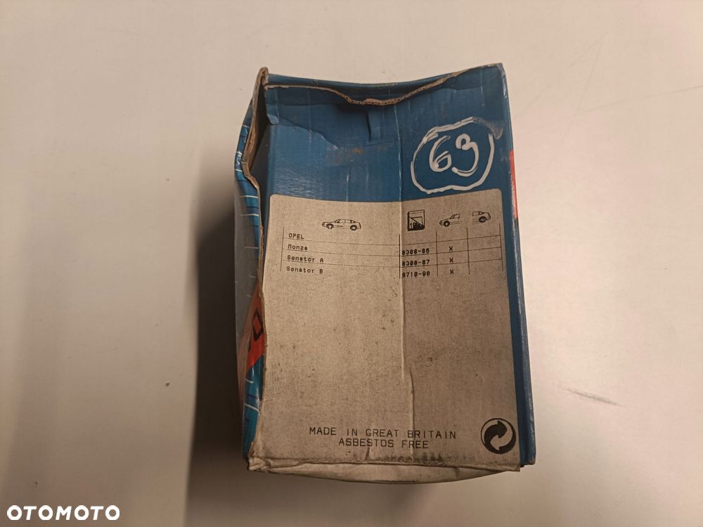 Opel Senator A B PRZEDNIE KLOCKI HAMULCOWE przód 623081 - 1