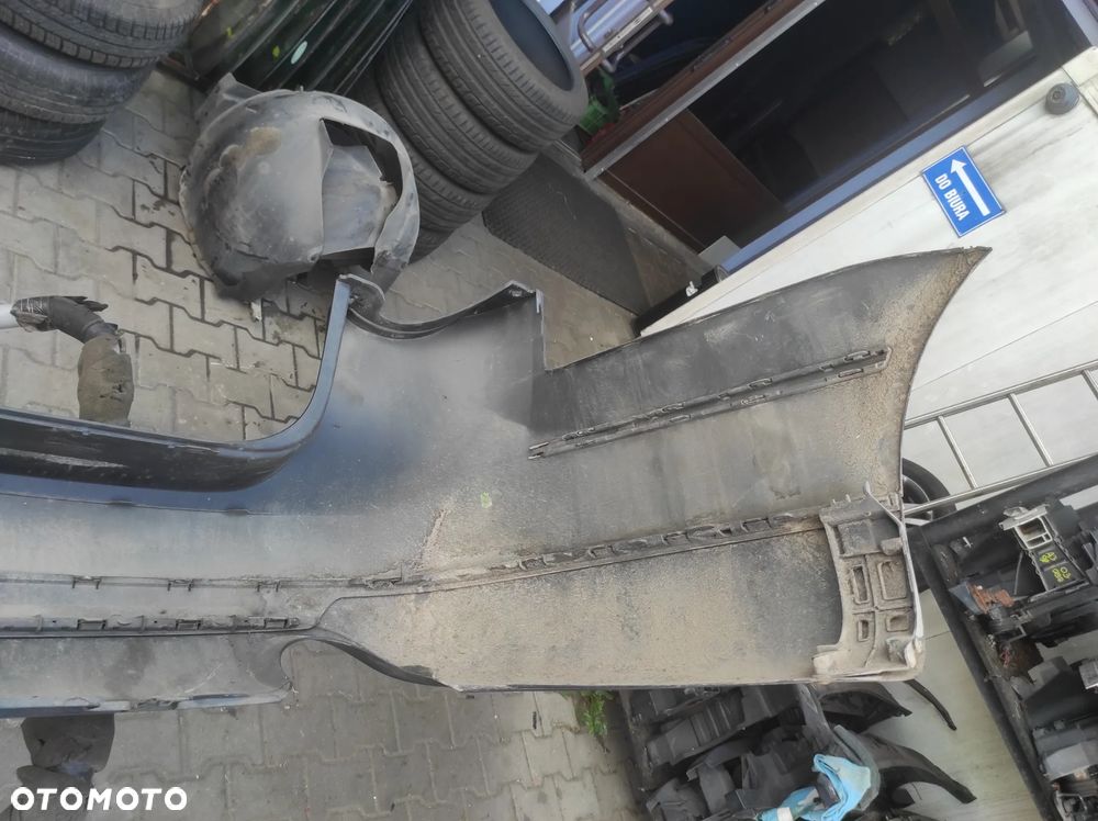 VW PASSAT B6 KOMBI ZDERZAK TYŁ TYLNY CHROM HAK HOLOWNICZY POD 2 KOMINY LC8Z BRĄZOWY WYSYŁKA !!!!! - 7