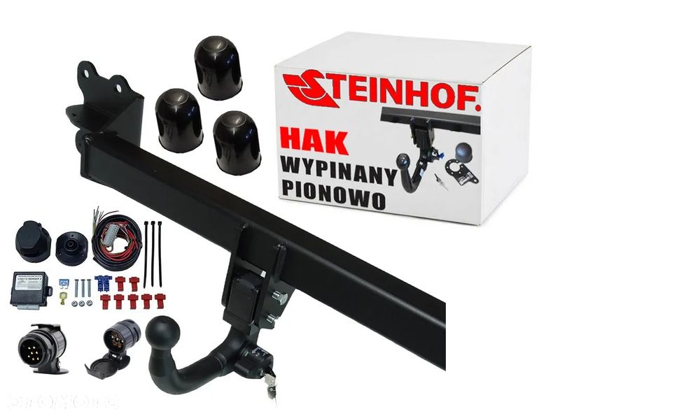 HAK HOLOWNICZY Z KULĄ WYPINANĄ PIONOWO ZABEZPIECZONĄ KLUCZYKIEM+PARKTRONIC VW TOUAREG3 III CR 2018+ - 1