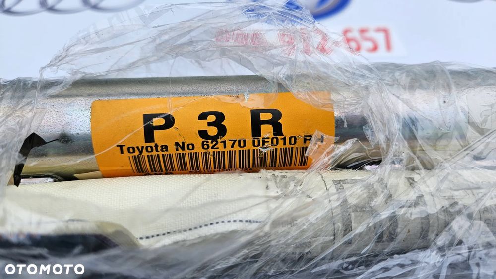 TOYOTA COROLLA VERSO 2 II kurtyna powietrzna prawa Airbag prawy 621700F010 - 2