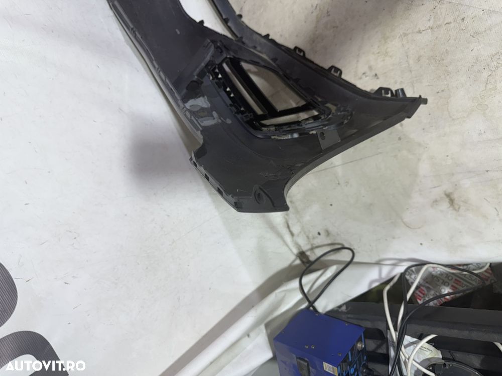 Bara fata VW Golf 7 VII, facelift, R-Line, 2017, 2018, 2019, 2020, cod origine OE 5G0807221LR, cu gauri pentru spalatori faruri si senzori de parcare (6). - 9