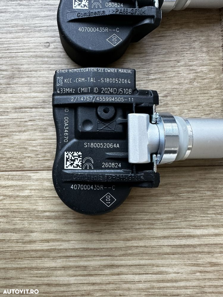 Set Senzori Presiune Roti Anvelope Tpms Renault Laguna Megane 3 Fluenc - 3