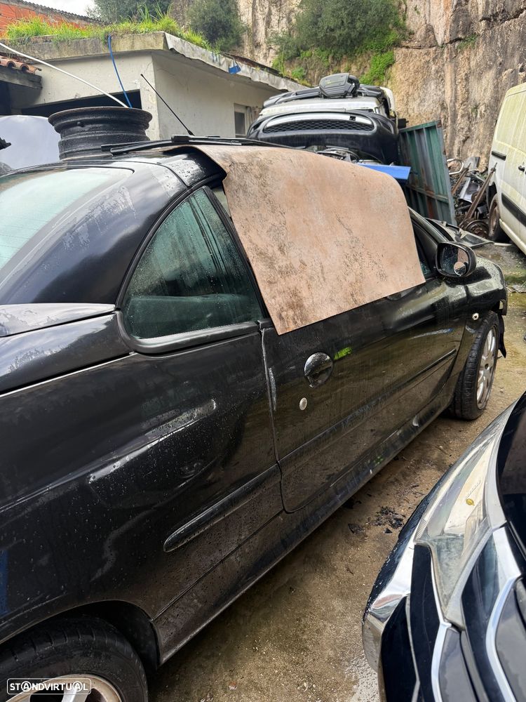 Peugeot 206 CC Completo para peças Porta esquerda Porta Direita espelho Elevador elétrico - 2