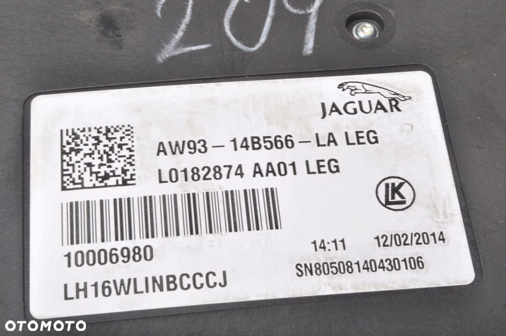 JAGUAR XJ X351 PANEL USTAWIANIA FOTELA AW93-14B566-LA - 5