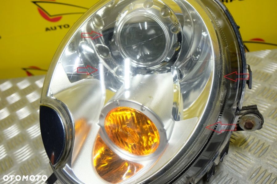 MINI COOPER R56 II 2006- REFLEKTOR LAMPA XENON L USA - 3