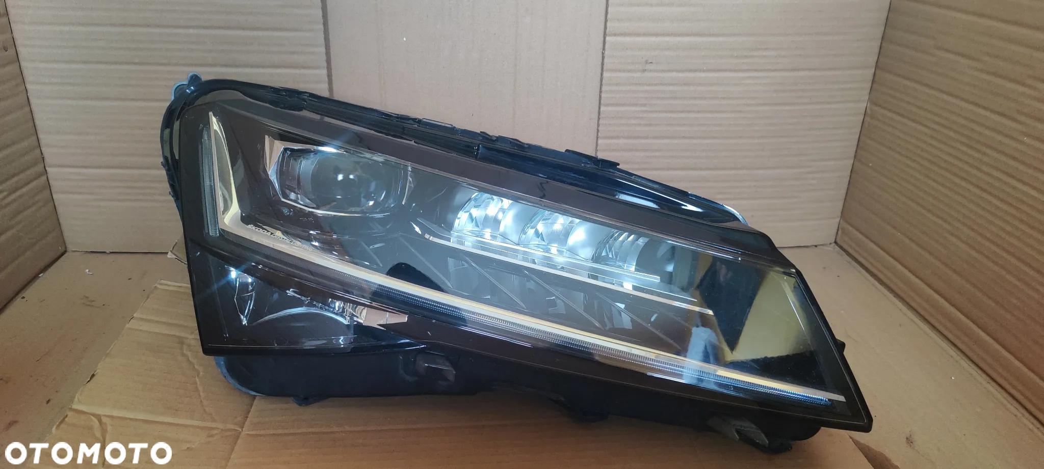 LAMPY LAMPA PRZEDNIE LEWA PRAWA PRZÓD SKODA SUPERB III 3 LIFT POLIFT 2019 CRYSTAL LIGHTING - 2
