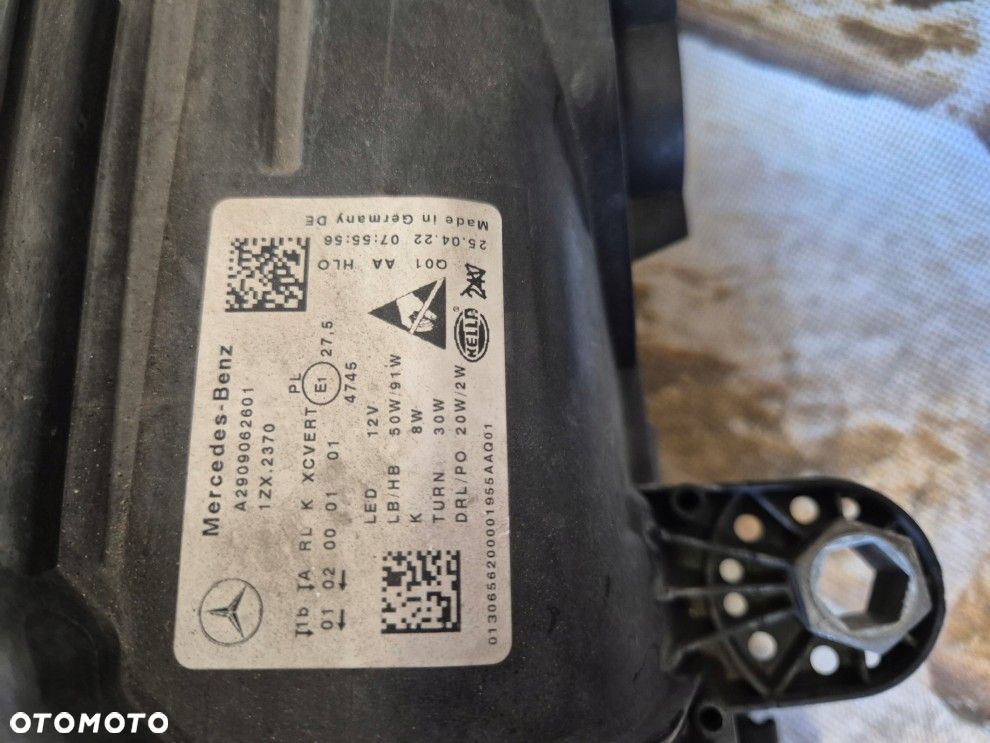 mercedes AMG GT 4 -DOOR w290 led multibeam prawa lampa europa idealna - 6