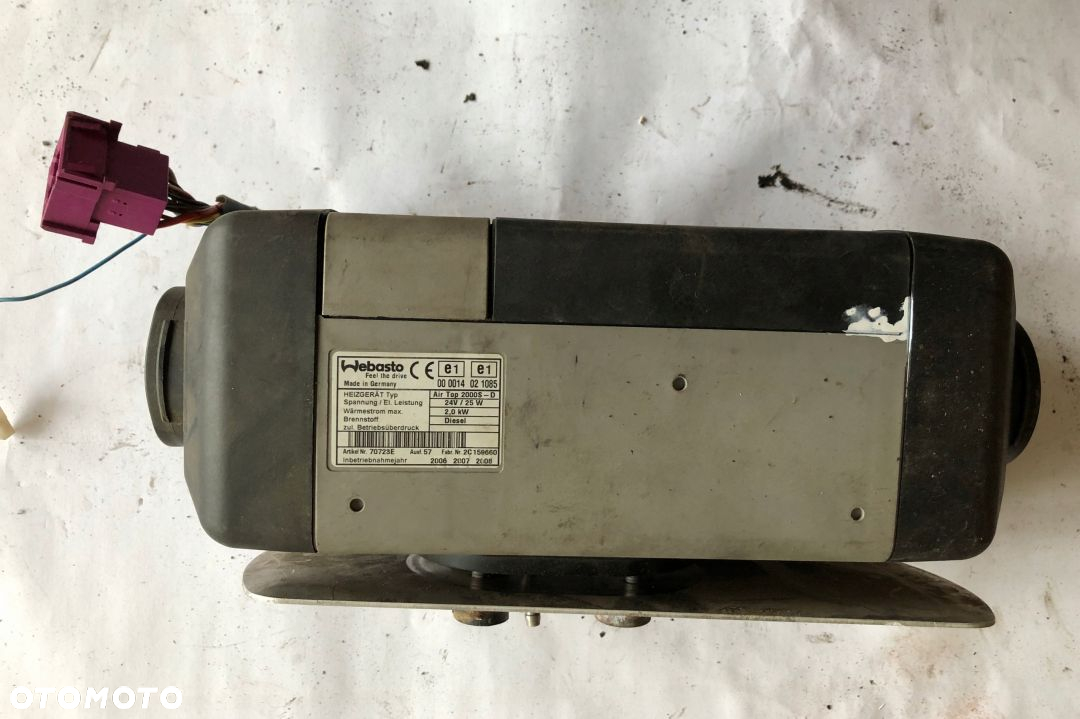 WEBASTO VOLVO AIR TOP 20383404 1116482553 1A292968 1E1217382644 2C159660 - 4