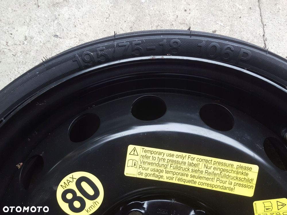 AUDI Q7 4L 05-15r KOŁO DOJAZDOWE 18 5X130 4L0601027 - 4