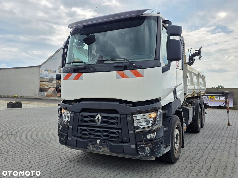 Renault C430, HDS PALFINGER M120L97, MEILLER Kipper, 6X4, EURO 6 - 25